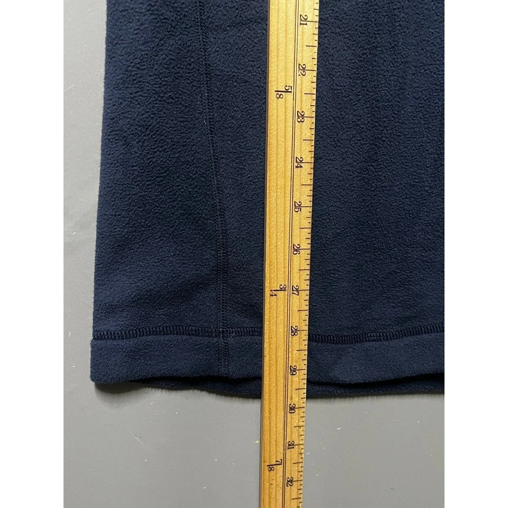 Patagonia Micro D Fleece Quarter Zip Pullover Men Large Navy Blue 26176 FA24